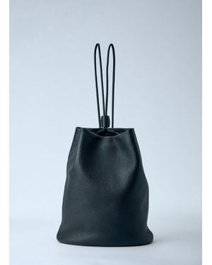 The Row Joe Leather Backpack - Blue