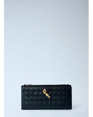 Bottega Veneta Andiamo Wallet Organizer - Blue