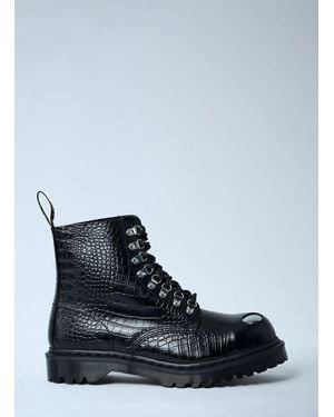 Dr. Martens 1490 Pascal Steel Toe Boots - Blue