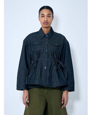 Cecilie Bahnsen Alice Denim Jacket - Blue