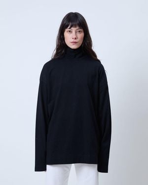 Phoebe Philo Long Sleeve Jersey Top - Blue