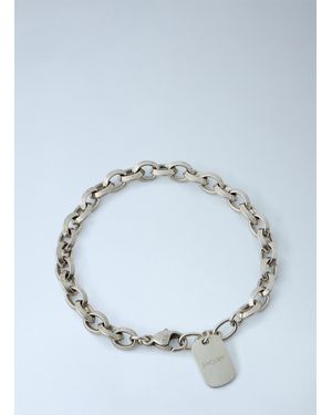 Saint Laurent Peaked Chain Bracelet - Blue