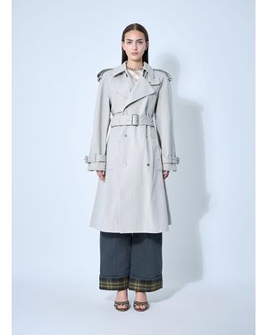 Burberry Trench Coat - White