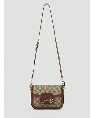 Gucci Horsebit 1955 Shoulder Bag - Natural
