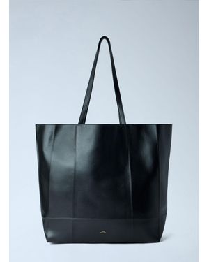 TOTEME Roam Leather Tote Bag - Blue