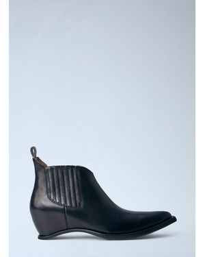 Maison Margiela Heel-Less Western Chelsea Boots - Blue