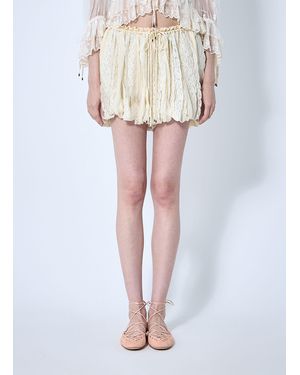 Chloé Mini Balloon Shorts - White