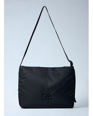Balenciaga Medium Monaco Flap Shoulder Bag - Blue
