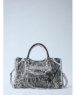 Balenciaga Le City Medium Handbag - Grey
