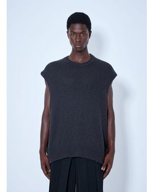 Homme Plissé Issey Miyake Risotto Knit Top - Blue