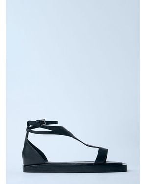 Max Mara Velaflat Sandals - Blue