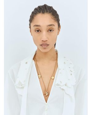 Chloé Charms Necklace - Blue
