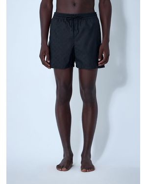 Gucci Gg Swim Shorts - Blue