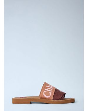 Chloé Woody Slides - White