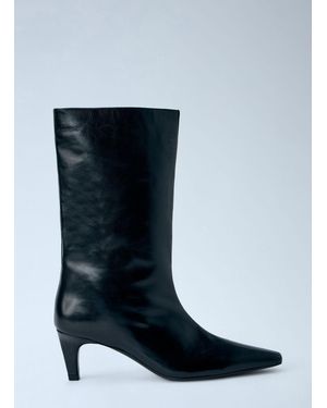 Jude Cave Mid Calf Boots - Blue