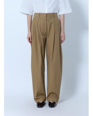 Studio Nicholson Sperro Double Pleat Pants - Natural