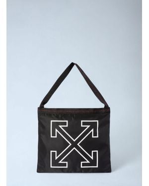 Off-White c/o Virgil Abloh Heritage Tote Bag - Blue