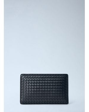 Bottega Veneta Agenda Clutch - Blue