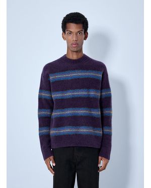 Dries Van Noten Master Boucle Stripe Jumper - Blue