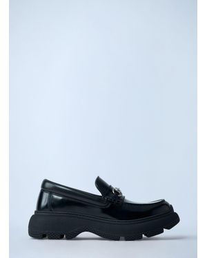 Gucci Leather Loafers - White