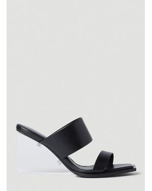 McQueen Shard High Heel Sandals - White