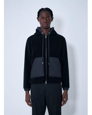 Moncler Teddy Zip-up Cardigan - Blue