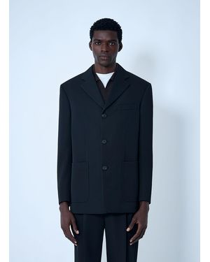 The Row Caelum Wool Blazer - Blue