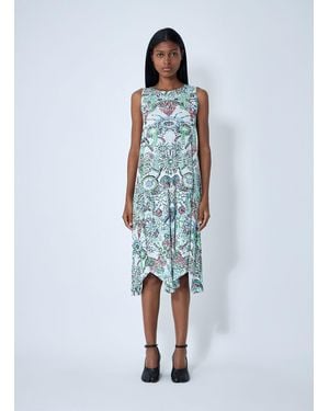 Pleats Please Issey Miyake Light Festival Dress - Blue