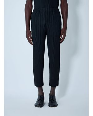 Homme Plissé Issey Miyake Pleated Trousers - Blue