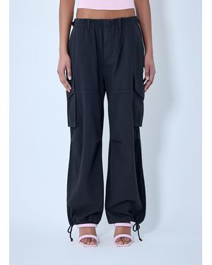 Alexander Wang Drawstring Cargo Pants - Blue