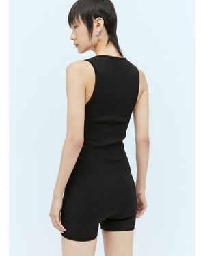 bottega veneta jumpsuit ナイロン　ジャンプスーツ Bottega Veneta Nylon Long Jumpsuit in Fondant | FWRD