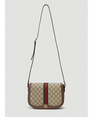 Gucci Ophidia GG Small Shoulder Bag - Natural