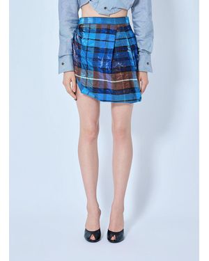 Vivienne Westwood Zora Mini Skirt - Blue