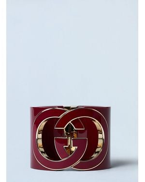 Gucci Interlocking G Bracelet - Red