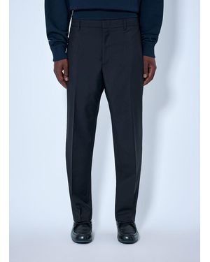 Jil Sander Tapered Cropped-Leg Pants - Blue