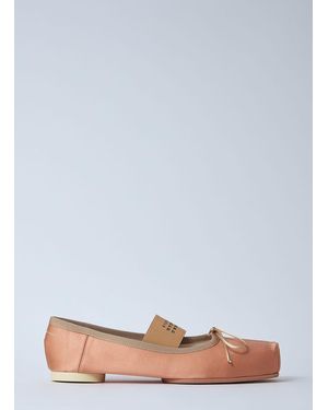 MM6 by Maison Margiela Ballet Flats - White