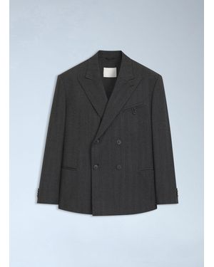 HUGO x entire studios Kano Regular Fit Suit Jacket - Grey