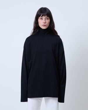 Phoebe Philo Long Sleeve Jersey Top - Blue