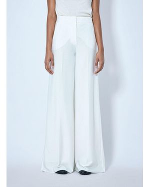 Max Mara Wide-Leg Tailored Pants - Blue