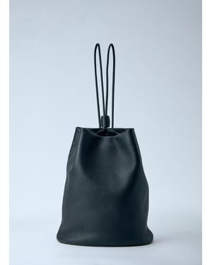 The Row Joe Leather Backpack - Blue