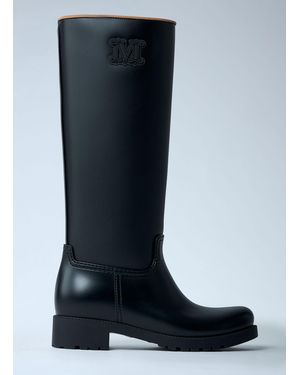 Max Mara Rubber Rain Boots - Blue