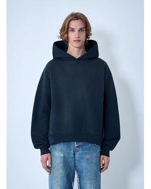 Acne Studios Logo Hooded Sweatshirt - Blue