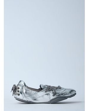Acne Studios Lace-Up Leather Shoes - White