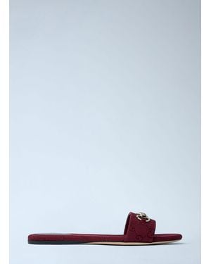 Gucci Horsebit Slides - White