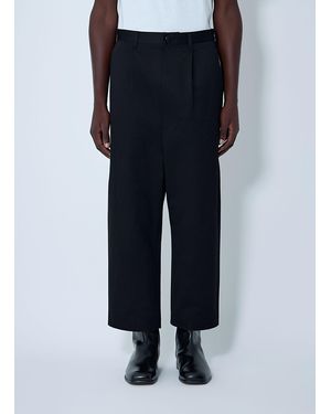 Junya Watanabe Pleated Wide-Leg Trousers - Blue