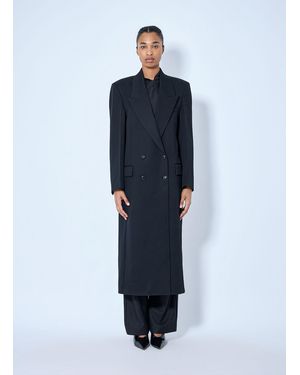 Rohe Double Breasted Tailored Coat - Blue