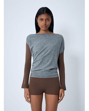 Kiko Kostadinov Heiss Knit Bodysuit - Blue