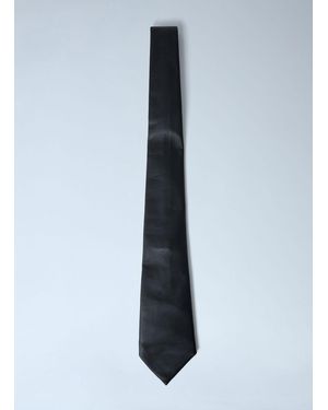 Bottega Veneta Smooth Leather Tie - Blue