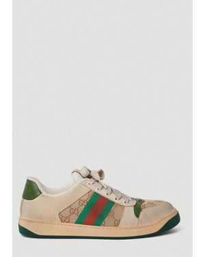 Gucci Screener Logo Trainers - Multicolour