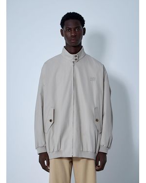 Miu Miu Panama Blouson Jacket - Gray
